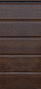 Panneaux portes de garage sectionnelles Wenge - RIB - Woodgrain